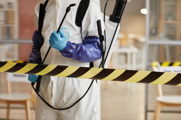 Professional Biohazard Cleanup technician working in Saratoga, CA